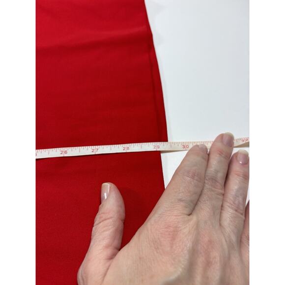 NWT Dress the Population Cosette Strapless Corset Dress Red Large Formal Boning - Picture 7 of 13